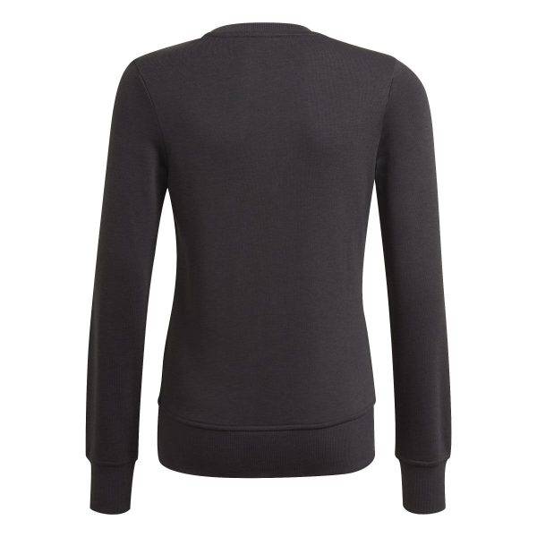 Adidas Older Girls Adidas Logo Sweatshirt Black GP