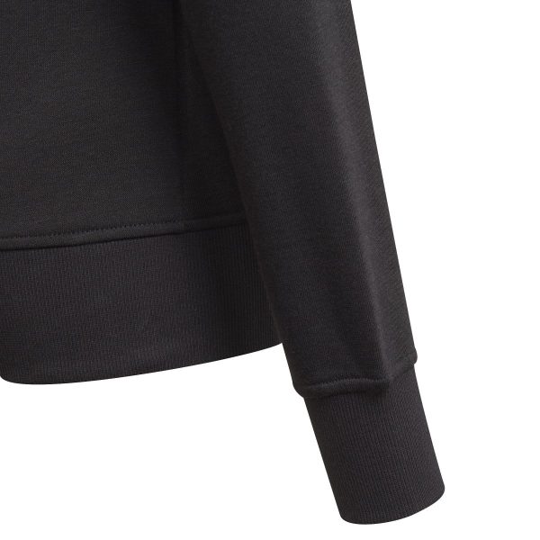 Adidas Older Girls Adidas Logo Sweatshirt Black GP