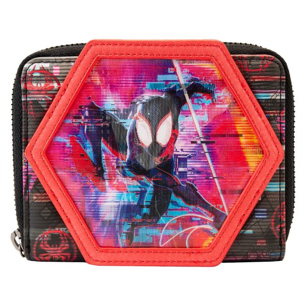 Loungefly LF MARVEL ACROSS THE SPIDERVERSE LENTICULAR ZIP AROUND WALLET MVWA0187