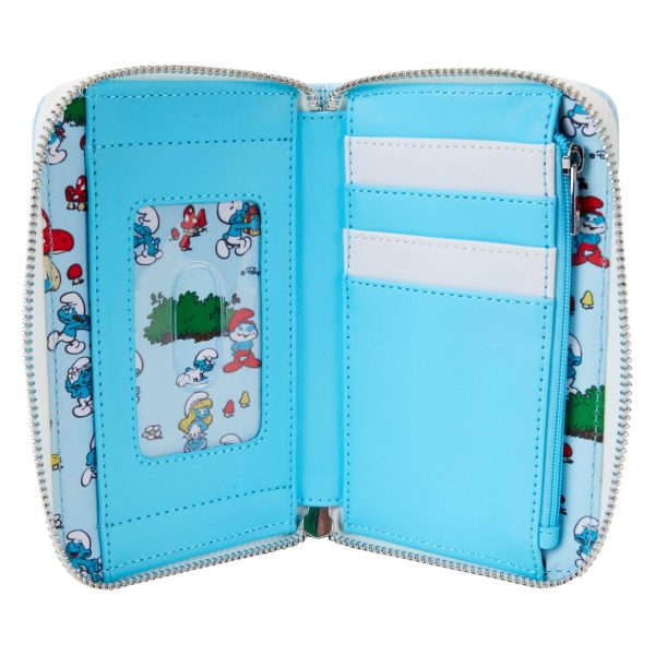 Loungefly LF LAFIG SMURFS SMURFETTE COSPLAY ZIP AROUND WALLET SFWA0002
