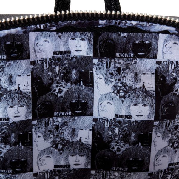 Loungefly LF THE BEATLES REVOLVER ALBUM WITH RECORD POUCH MINI BACKPACK TBLBK0009