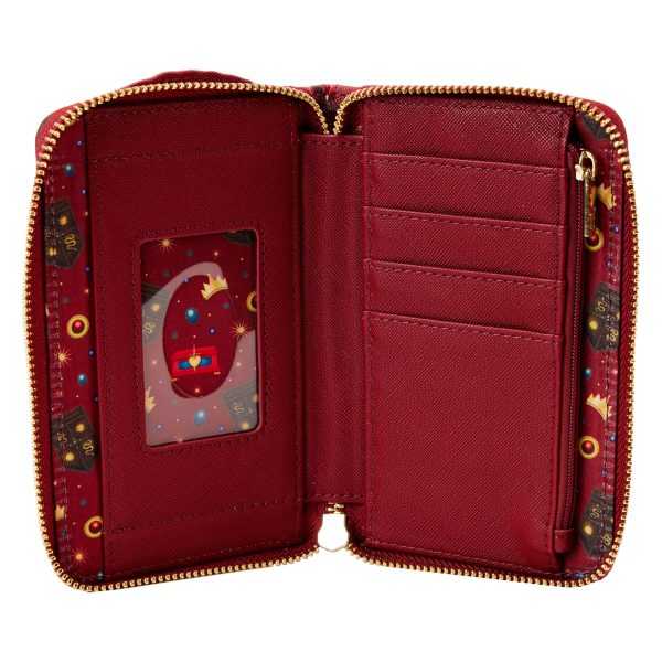 Loungefly LF DISNEY SNOW WHITE EVIL QUEEN THRONE ZIP AROUND WALLET WDWA2533