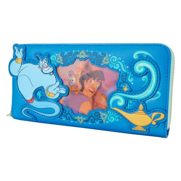 Loungefly LF DISNEY PRINCESS JASMINE LENTICULAR WRISTLET WALLET WDWA3031