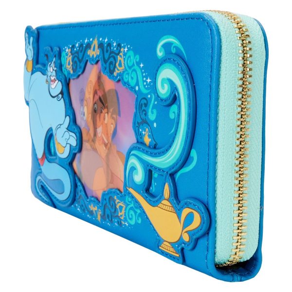 Loungefly LF DISNEY PRINCESS JASMINE LENTICULAR WRISTLET WALLET WDWA3031