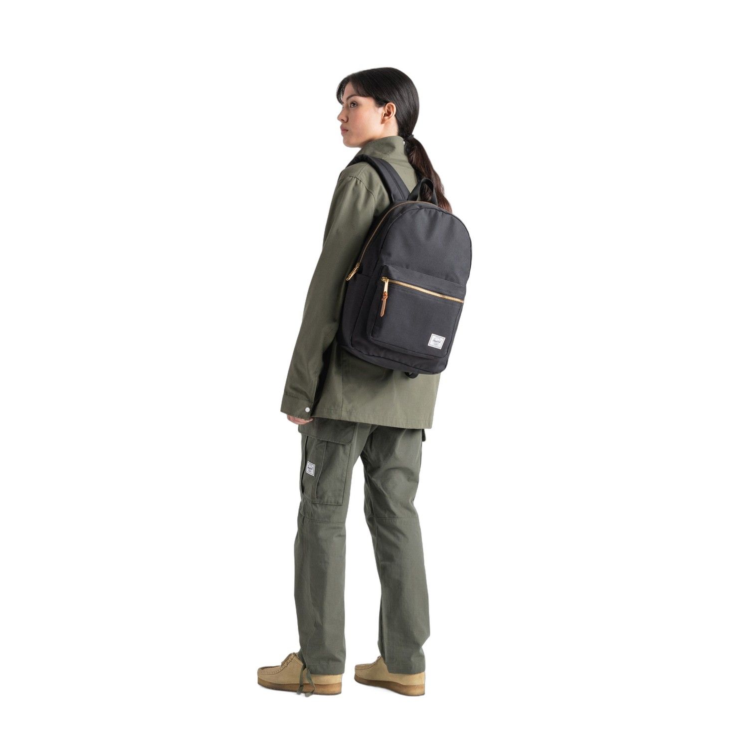 Herschel Settlement Backpack, Black, On 11407-0000 - obrazek 12