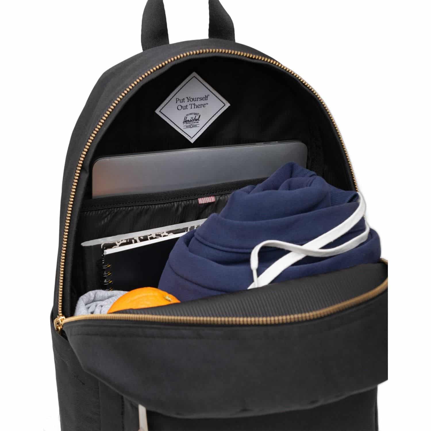 Herschel Settlement Backpack, Black, On 11407-0000 - obrazek 8