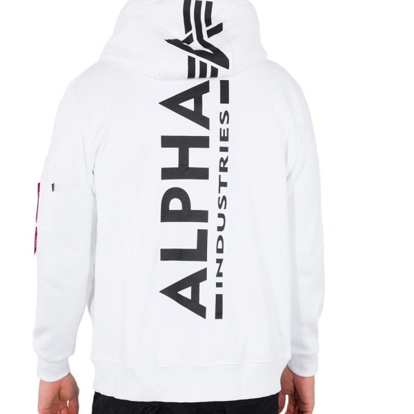 Alpha Industries Back Print Zip Hoody 128342-09
