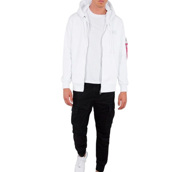 Alpha Industries Back Print Zip Hoody 128342-09