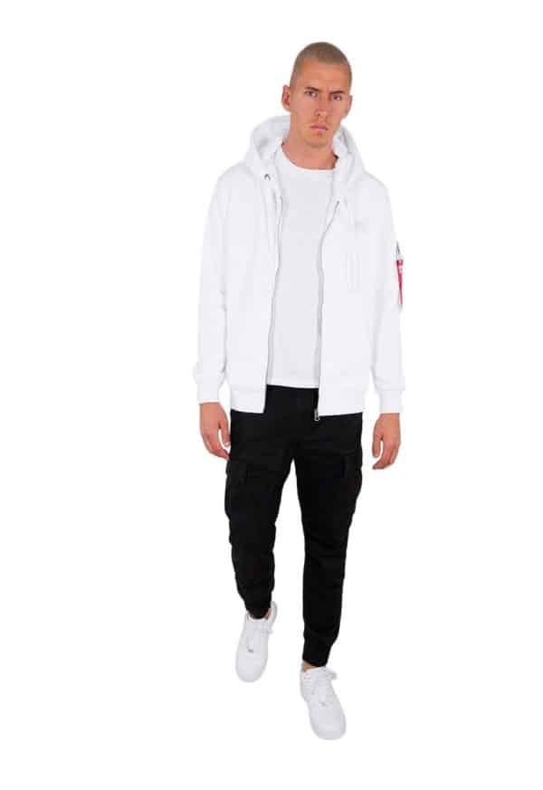Alpha Industries Back Print Zip Hoody 128342-09