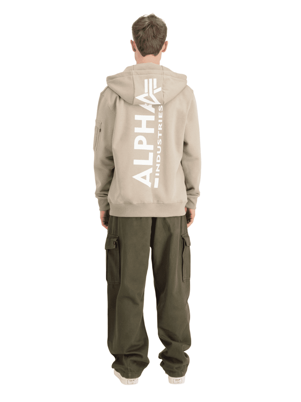 Alpha Industries Back Print Zip Hoody 128342-679 - obrazek 3