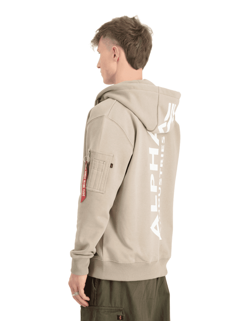 Alpha Industries Back Print Zip Hoody 128342-679 - obrazek 5