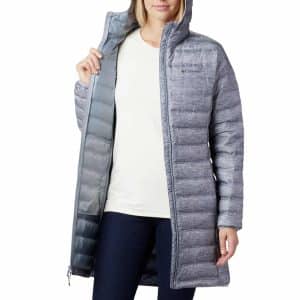 Columbia ake 22 Down ong Hooded Jacket 185967203