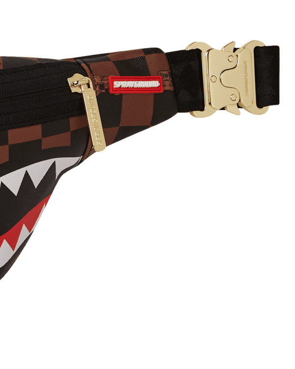 Sprayground PEEKING CHARACTER CHECK CROSSBODY