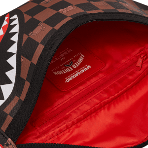 Sprayground PEEKING CHARACTER CHECK CROSSBODY