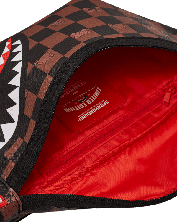 Sprayground PEEKING CHARACTER CHECK CROSSBODY