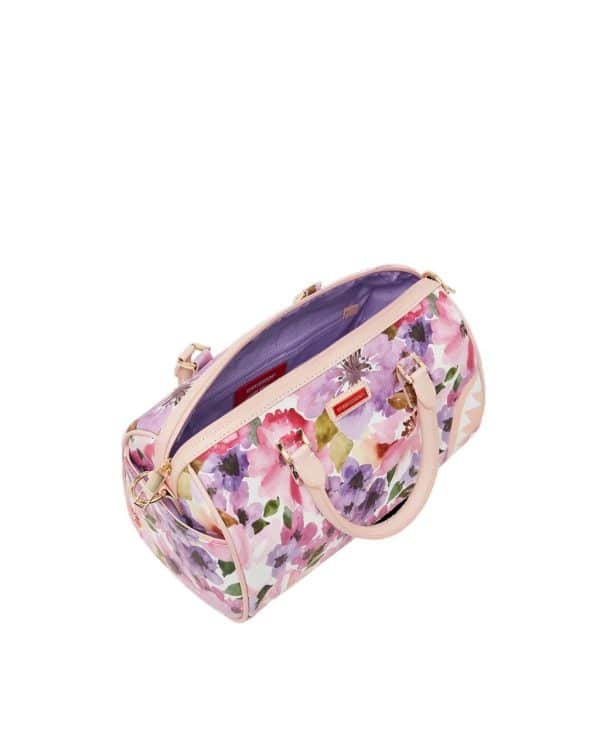 Sprayground PAINTED FLORAL SHARK MINI DUFFLE