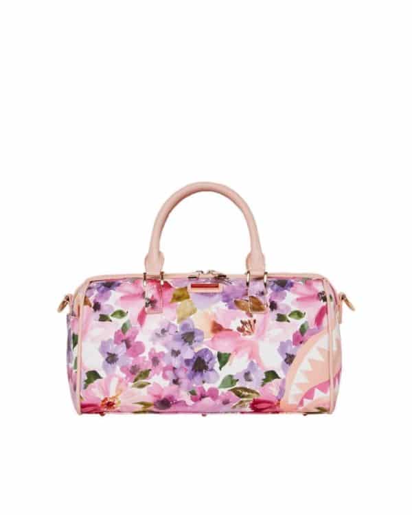 Sprayground PAINTED FLORAL SHARK MINI DUFFLE
