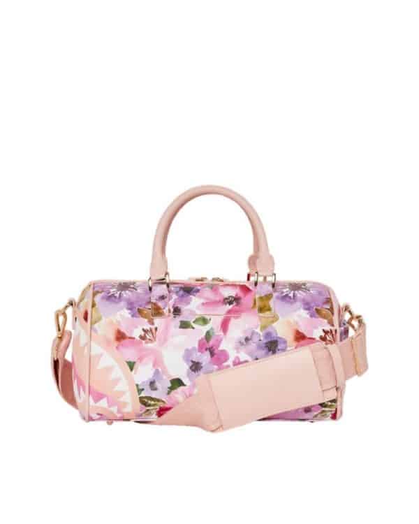 Sprayground PAINTED FLORAL SHARK MINI DUFFLE