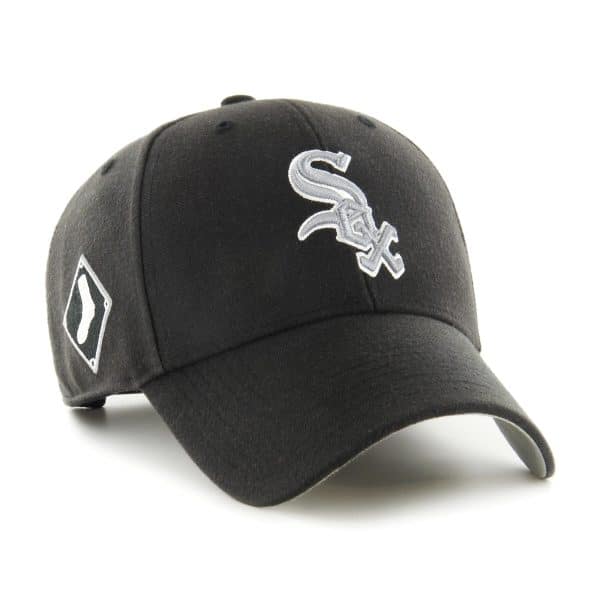 47 Brand CHICAGO WHITE SOX BLACK SURE SHOT SNAPBAC