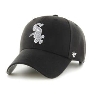 47 Brand CHICAGO WHITE SOX BLACK SURE SHOT SNAPBAC