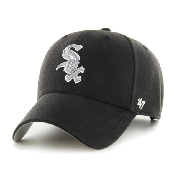 47 Brand CHICAGO WHITE SOX BLACK SURE SHOT SNAPBAC