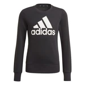 Adidas Older Girls Adidas Logo Sweatshirt Black GP