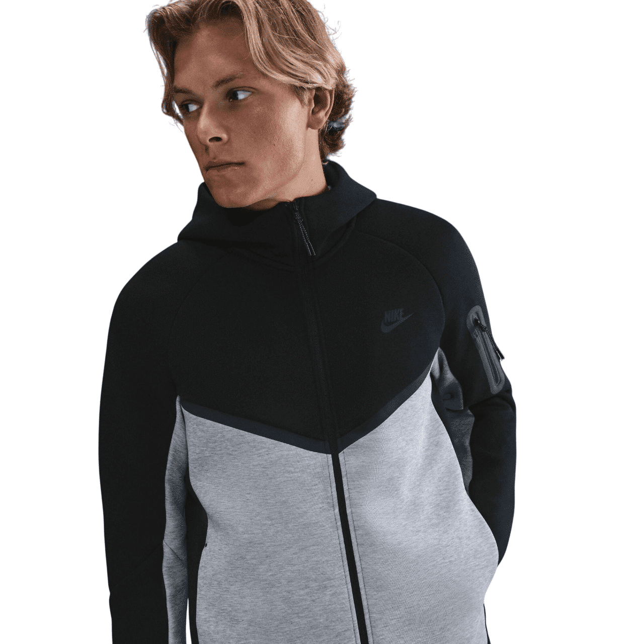 Nike M NK TCH FC FZ WR HOODIE HV0949-011 - obrazek 3