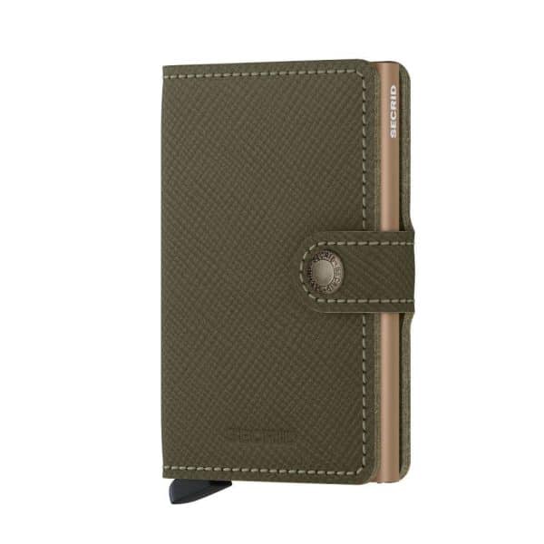 Secrid Miniwallet Saffiano Olive MSa-Olive