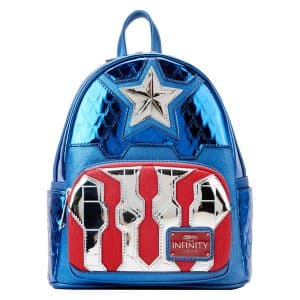 Loungefly LF MARVEL SHINE CAPTAIN AMERICA COSPLAY MINI BACKPACK MVBK0276