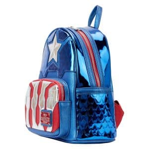 Loungefly LF MARVEL SHINE CAPTAIN AMERICA COSPLAY MINI BACKPACK MVBK0276