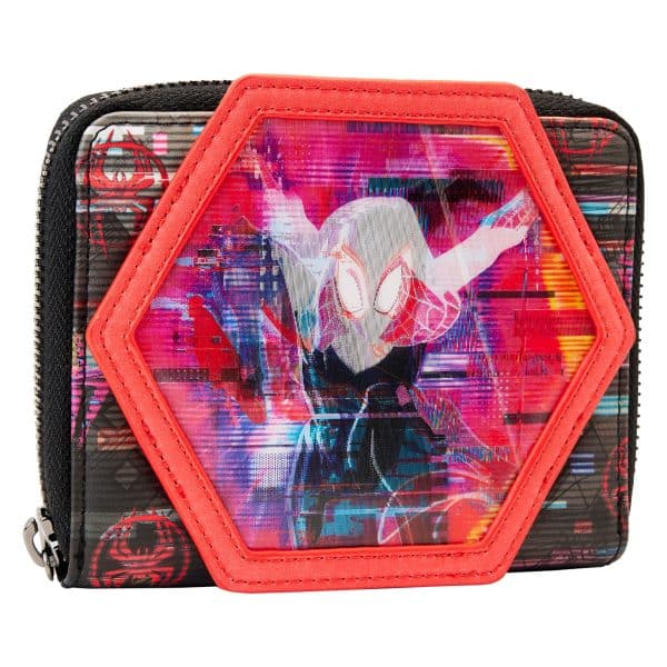 Loungefly LF MARVEL ACROSS THE SPIDERVERSE LENTICULAR ZIP AROUND WALLET MVWA0187