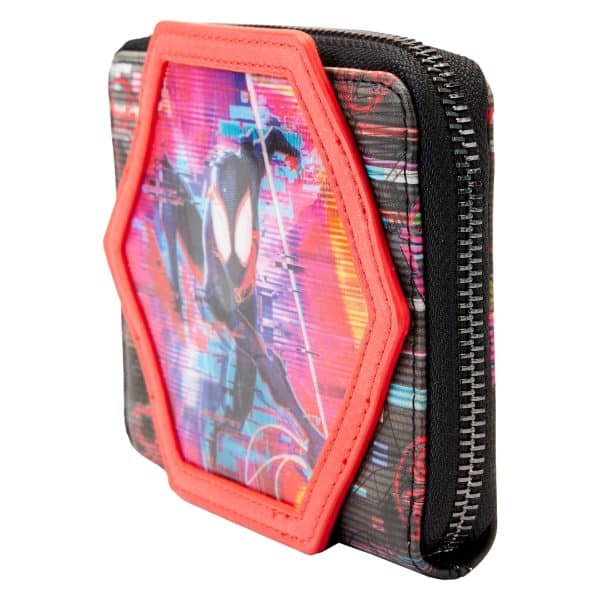 Loungefly LF MARVEL ACROSS THE SPIDERVERSE LENTICULAR ZIP AROUND WALLET MVWA0187