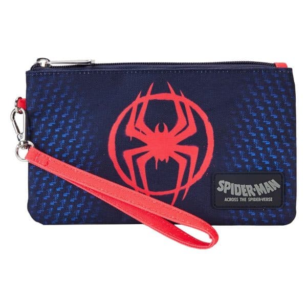 Loungefly LF MARVEL SPIDERVERSE MILES MORALES NYLON WRISTLET WALLET MVWC0002