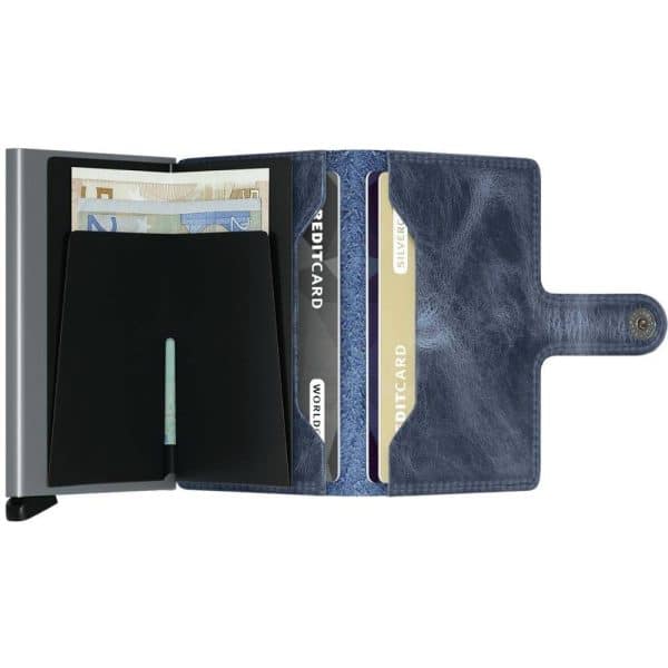 Secrid Miniwallet Vintage Blue MV-Blue