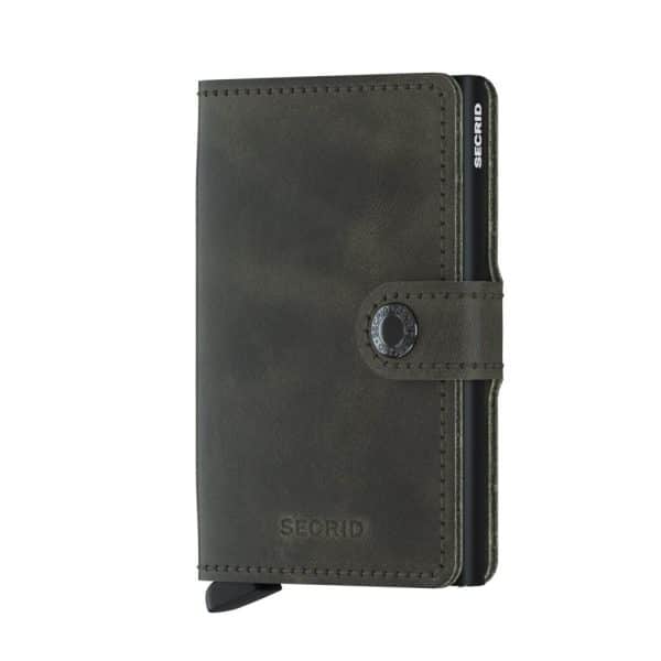 Secrid Miniwallet Vintage Olive-Black MV-Olive-Bla