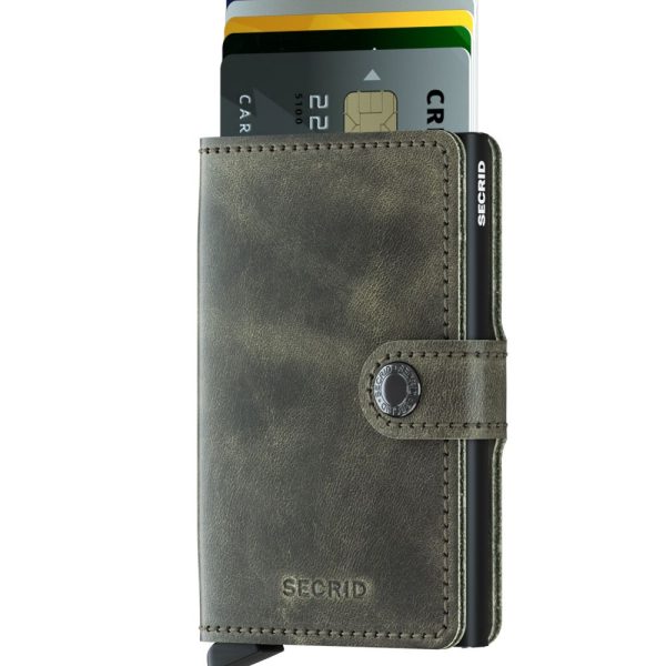 Secrid Miniwallet Vintage Olive-Black MV-Olive-Bla
