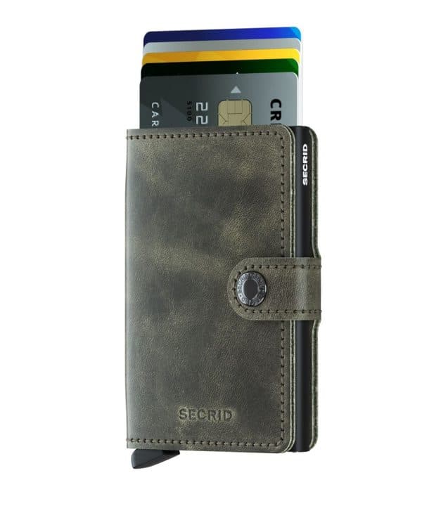 Secrid Miniwallet Vintage Olive-Black MV-Olive-Bla
