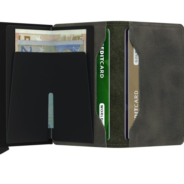 Secrid Miniwallet Vintage Olive-Black MV-Olive-Bla