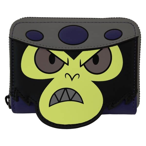 Loungefly LF CN POWER PUFF GIRLS MOJO JOJO COSPLAY ZIP AROUND WALLET PPGWA0002