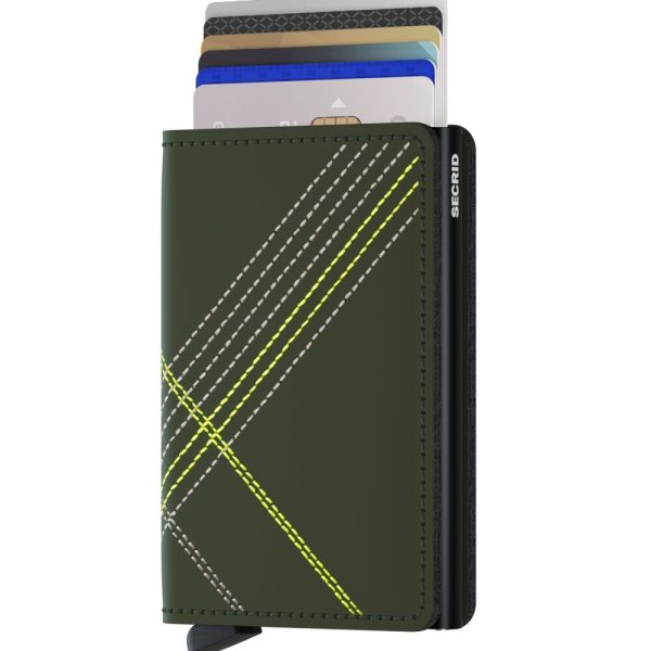 Secrid Slimwallet Stitch Linea Lime