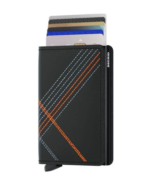 Secrid Slimwallet Stitch Linea Orange