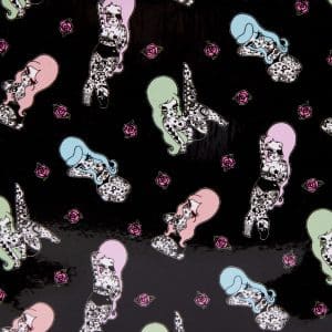 Loungefly LF VALFRE DOUBLE HEART MINI BACKPACK VLBK0002