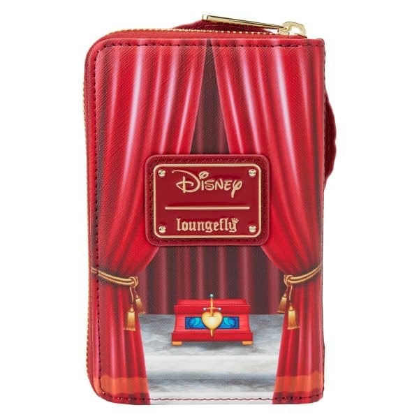 Loungefly LF DISNEY SNOW WHITE EVIL QUEEN THRONE ZIP AROUND WALLET WDWA2533