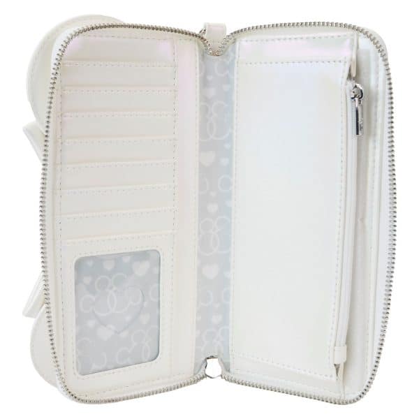 Loungefly LF DISNEY IRIDESCENT WEDDING WRISTLET WALLET WDWA3032