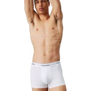 Calvin Klein 3 Pack Trunks - Icon Cotton Stretch LV00NB4392-100