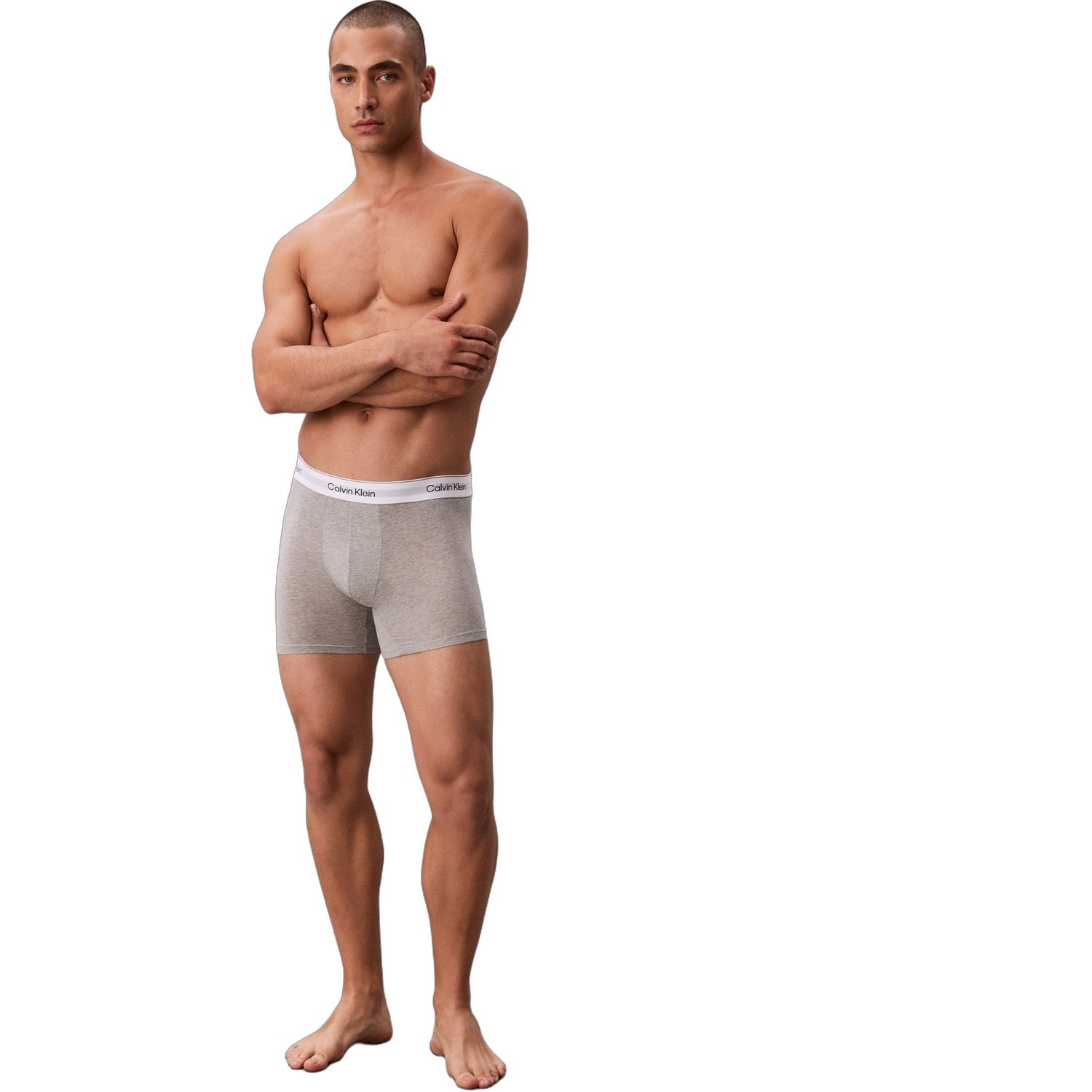 Calvin Klein Icon Cotton Stretch 3-Pack Boxer Brie LV00NB4394-MP1 - obrazek 3