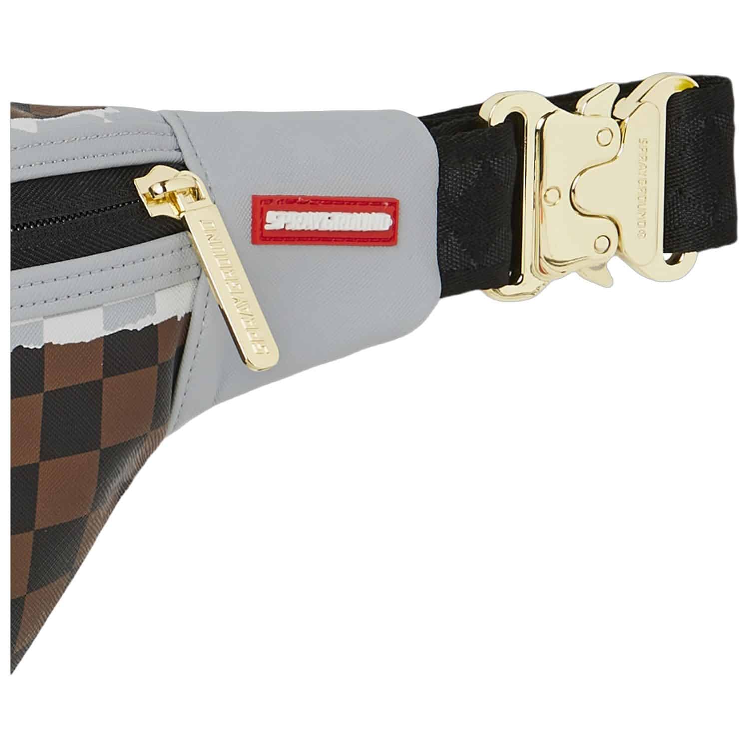 Sprayground CREAM BROWN TEAR CHECK 910B8296NSZ - obrazek 3