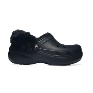 Crocs CLASSIC PLATFORM FUZZ LINED CLOG 212854-001