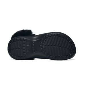 Crocs CLASSIC PLATFORM FUZZ LINED CLOG 212854-001