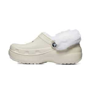 Crocs CLASSIC PLATFORM FUZZ LINED CLOG 212854-2Y2
